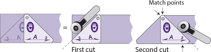 Make Bigger Flying Geese-type Triangles