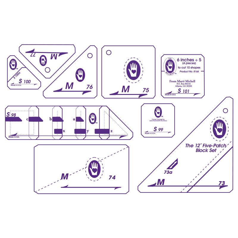 8172 | Template Set M & S | Combined